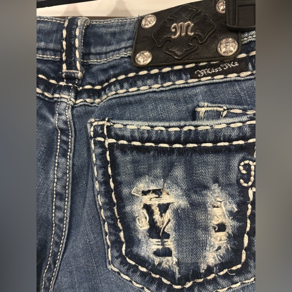 Miss Me Denim - Miss Me Dark Blue Boot Cut Jeans